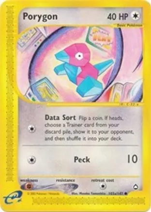 Porygon (103b) — Aquapolis