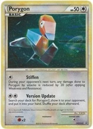 Porygon - HGSS22 — HGSS Promos Pokémon TCG card by Mitsuhiro Arita