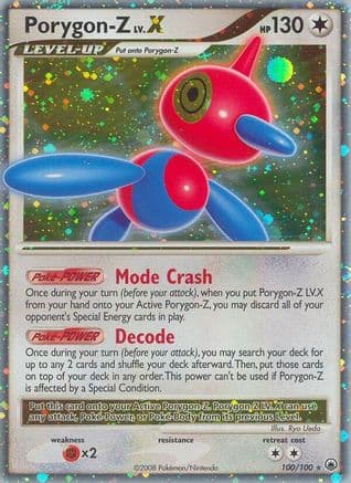 Porygon-Z LV.X — Pokémon TCG card