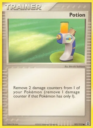 Potion — EX Delta Species Pokémon TCG card by Shin-ichi Yoshikawa