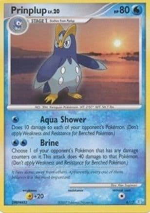 Prinplup — DP Trainer Kit: Manaphy & Lucario Pokémon TCG card by Ken Sugimori