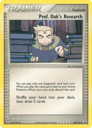 Prof. Oak's Research — EX FireRed & LeafGreen