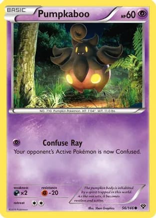 Pumpkaboo — XY Base Set Pokémon TCG card by 5ban Graphics