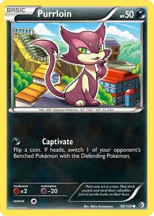 Purrloin — Boundaries Crossed Pokémon TCG card by Narumi Sato