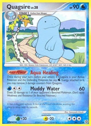 Quagsire — Secret Wonders Pokémon TCG card by Sumiyoshi Kizuki