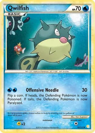 Qwilfish — HeartGold SoulSilver