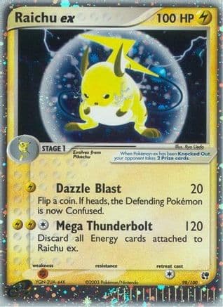 Raichu ex — Pokémon TCG card