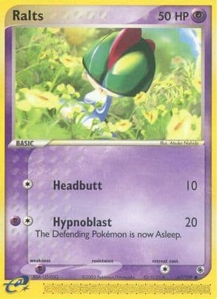 Ralts - 67/109 — Ruby and Sapphire Pokémon TCG card by Atsuko Nishida