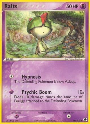 Ralts — EX Dragon Frontiers Pokémon TCG card by Hataya
