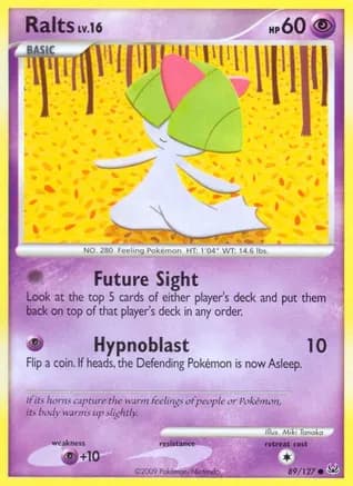 Ralts — Platinum Pokémon TCG card by Miki Tanaka