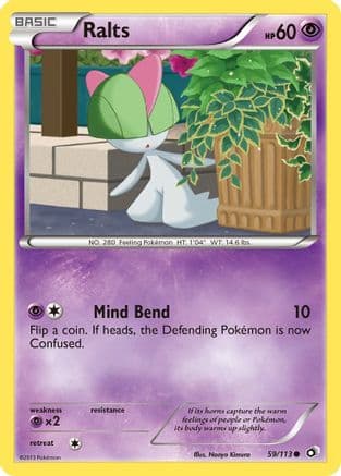 Ralts — Legendary Treasures Pokémon TCG card by Narumi Sato