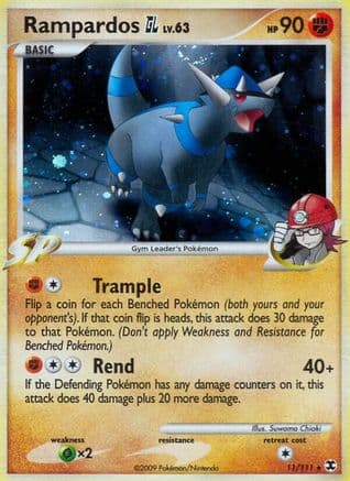 Rampardos GL — Rising Rivals Pokémon TCG card by Suwama Chiaki