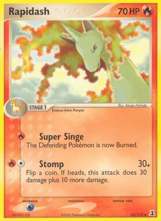 Rapidash — EX Delta Species Pokémon TCG card by Atsuko Nishida
