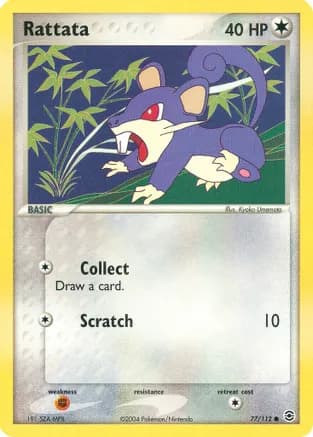 Rattata — EX FireRed & LeafGreen Pokémon TCG card by Kyoko Umemoto