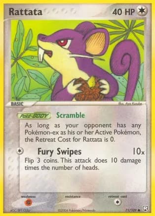 Rattata - 071/109 — EX Team Rocket Returns Pokémon TCG card by Aya Kusube
