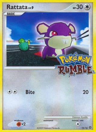 Rattata — Rumble Pokémon TCG card by Pokemon Rumble