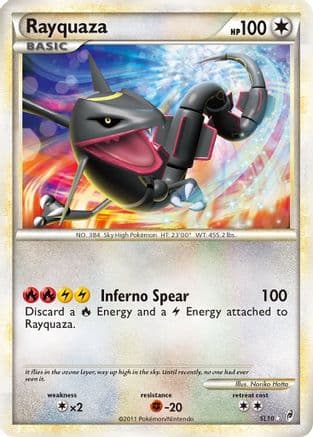 Rayquaza (Shiny) — Pokémon TCG card
