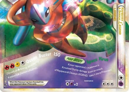 Rayquaza & Deoxys Legend (Bottom) — Pokémon TCG card