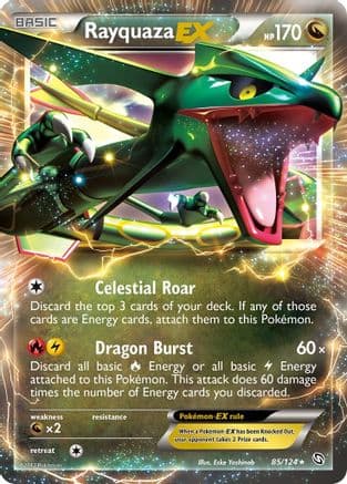 Rayquaza EX — Dragons Exalted Pokémon TCG card by Esko Yoshinob
