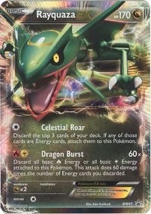 Rayquaza EX -BW47 — Black and White Promos Pokémon TCG card by Kouki Saitou