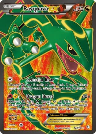 Rayquaza EX (123 Full Art) — Dragons Exalted