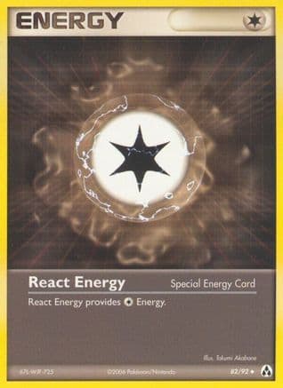 React Energy — Legend Maker Pokémon TCG card by Takumi Akabane