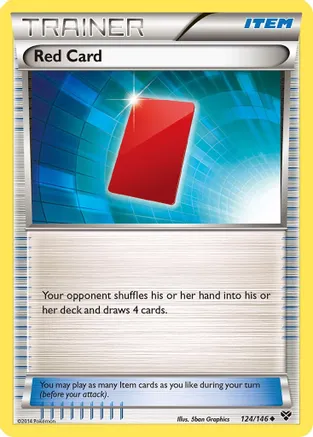 Red Card — XY Base Set Pokémon TCG card by 5ban Graphics