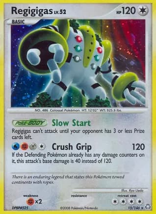 Regigigas (15) — Legends Awakened Pokémon TCG card by Ryo Ueda