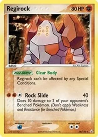 Regirock — EX Holon Phantoms