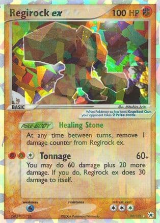 Regirock ex — Pokémon TCG card
