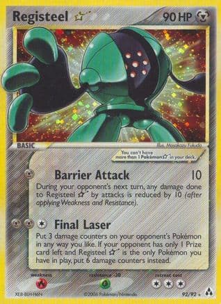 Registeel Star — Legend Maker Pokémon TCG card by Masakazu Fukuda