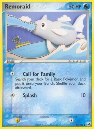 Remoraid — EX Unseen Forces Pokémon TCG card by Sachiko Adachi