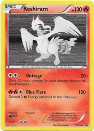 Reshiram - BW004 — Black and White Promos