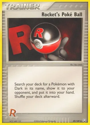 Rocket's Poke Ball — EX Team Rocket Returns