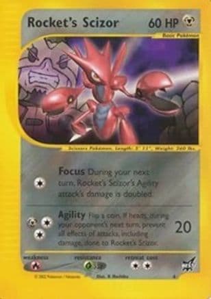 Rocket's Scizor - 4 — Best of Promos Pokémon TCG card by R. Mashiba