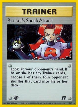 Rocket's Sneak Attack (16) — Team Rocket Pokémon TCG card by Ken Sugimori