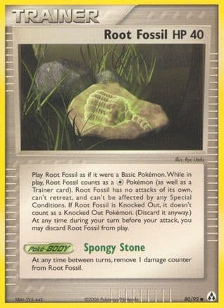 Root Fossil — Legend Maker Pokémon TCG card by Ryo Ueda