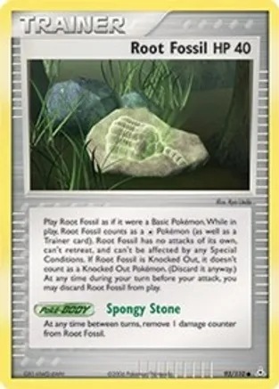 Root Fossil — EX Holon Phantoms Pokémon TCG card by Ryo Ueda