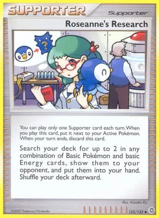 Roseanne's Research — Secret Wonders Pokémon TCG card by Kanako Eo