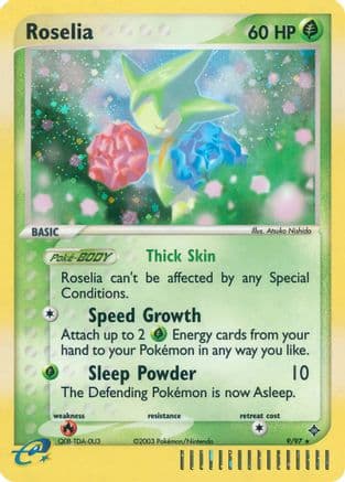 Roselia — Dragon Pokémon TCG card by Atsuko Nishida