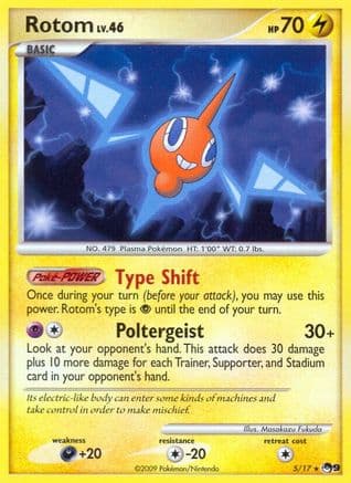 Rotom — POP Series 9 Pokémon TCG card by Masakazu Fukuda