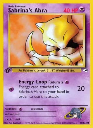 Sabrina's Abra — Gym Heroes