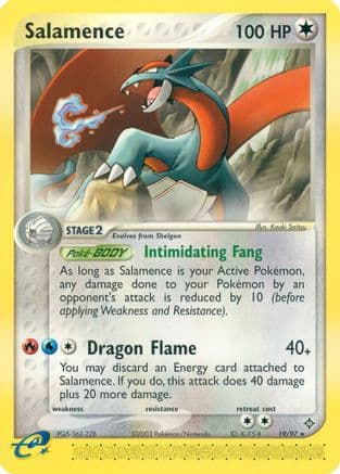 Salamence - 19/97 — Dragon Pokémon TCG card by Mitsuhiro Arita