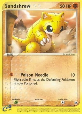 Sandshrew — Sandstorm Pokémon TCG card by Shigenori Negishi