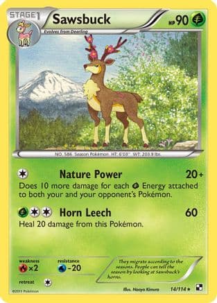 Sawsbuck — Pokémon TCG card
