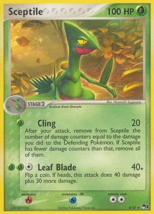 Sceptile — POP Series 1 Pokémon TCG card by Hiromichi Sugiyama