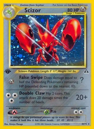 Scizor (10) — Neo Discovery