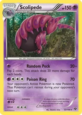Scolipede — XY Base Set