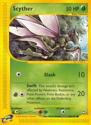 Scyther (106) — Aquapolis