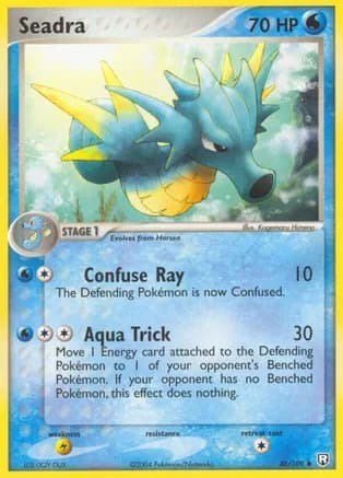 Seadra — EX Team Rocket Returns Pokémon TCG card by Kagemaru Himeno